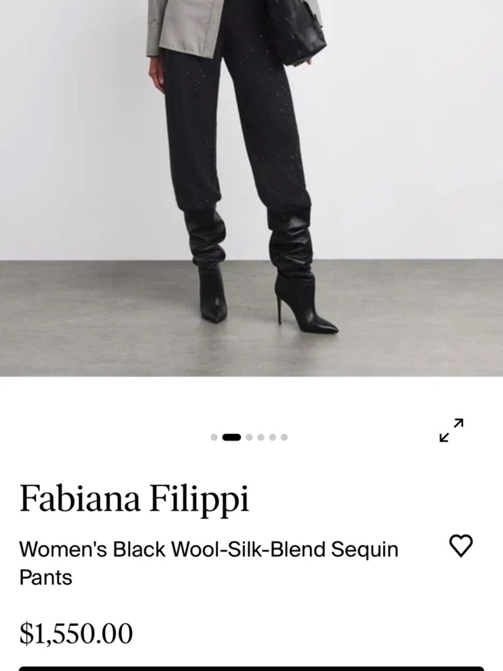 FABIANA FILIPPI KNIT PANTS ✨ — SIZE L